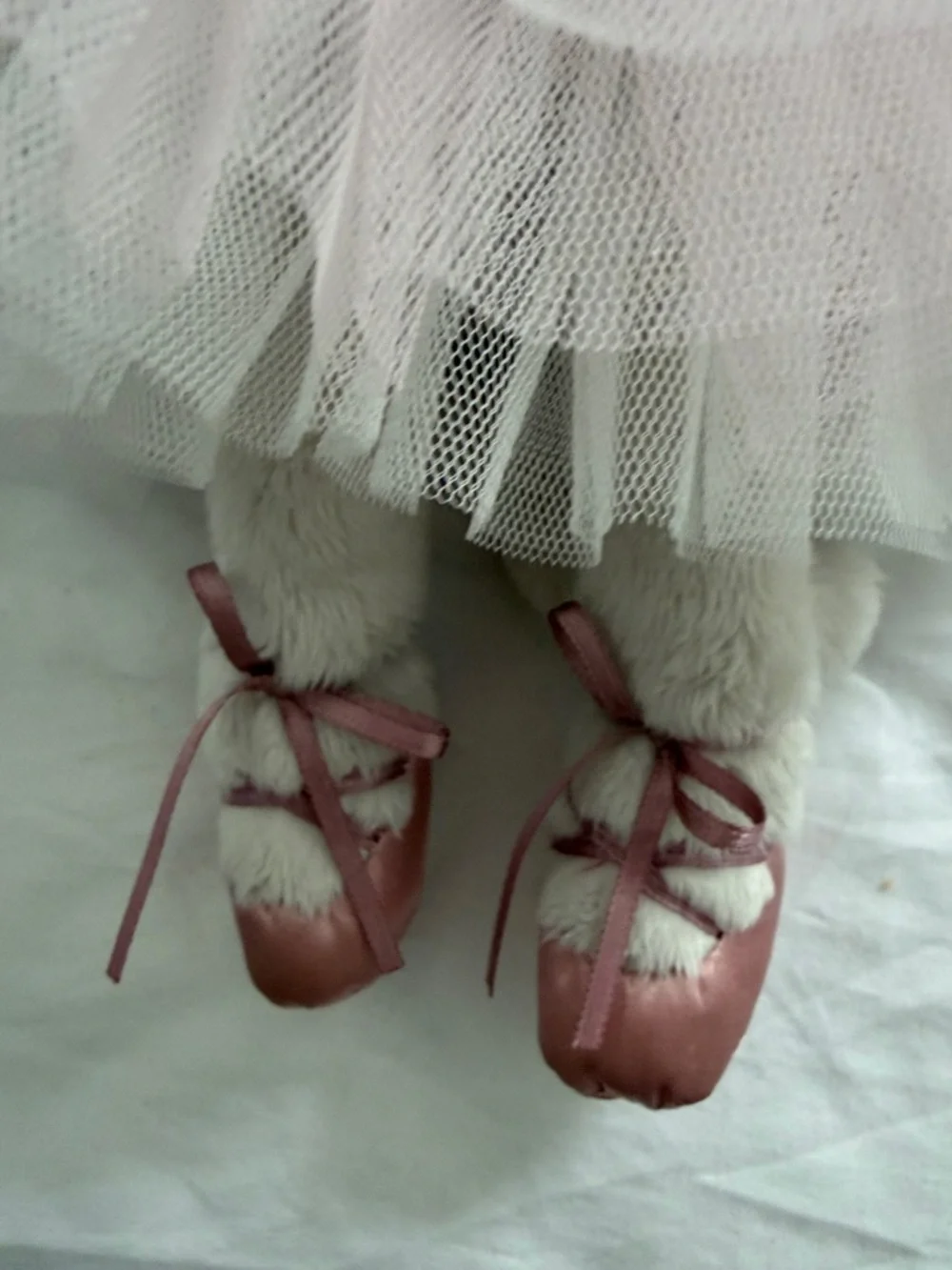 Plush Cat Ballerina Toy in Light Pink Tutu